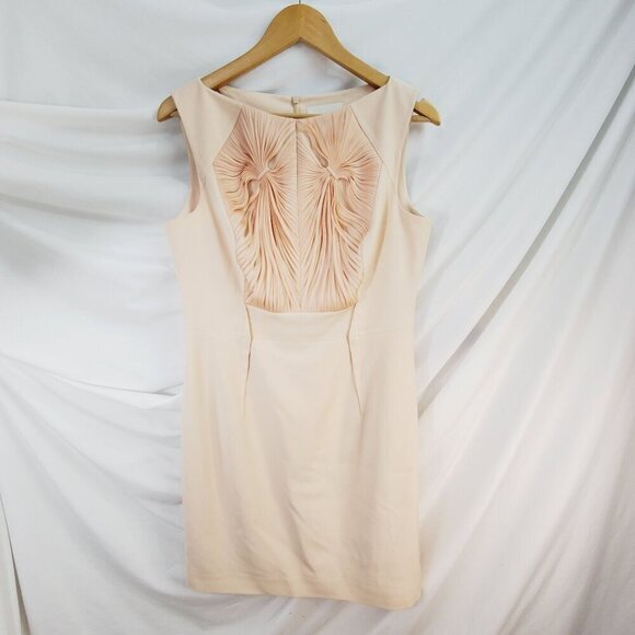 Arzu Kaprol Powder Mini Dress Back Zip Classic Cropped Jacket Set 42 - Picture 2 of 16